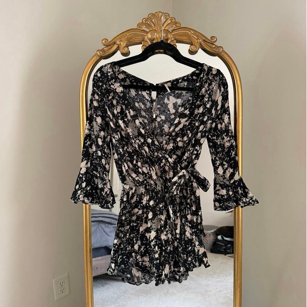 Free People All The Right Ruffles Romper